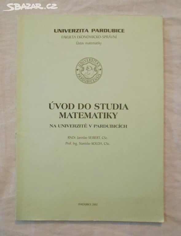 Úvod do studia matematiky na Univerzitě v Pardubic