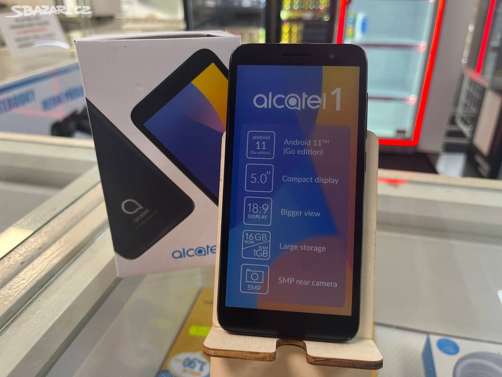 NOVÝ ALCATEL 1 2021 5.0"/ANDROID/16GB/MICRO USB