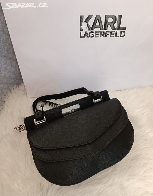 Černá crossbody kabelka Karl Lagerfeld