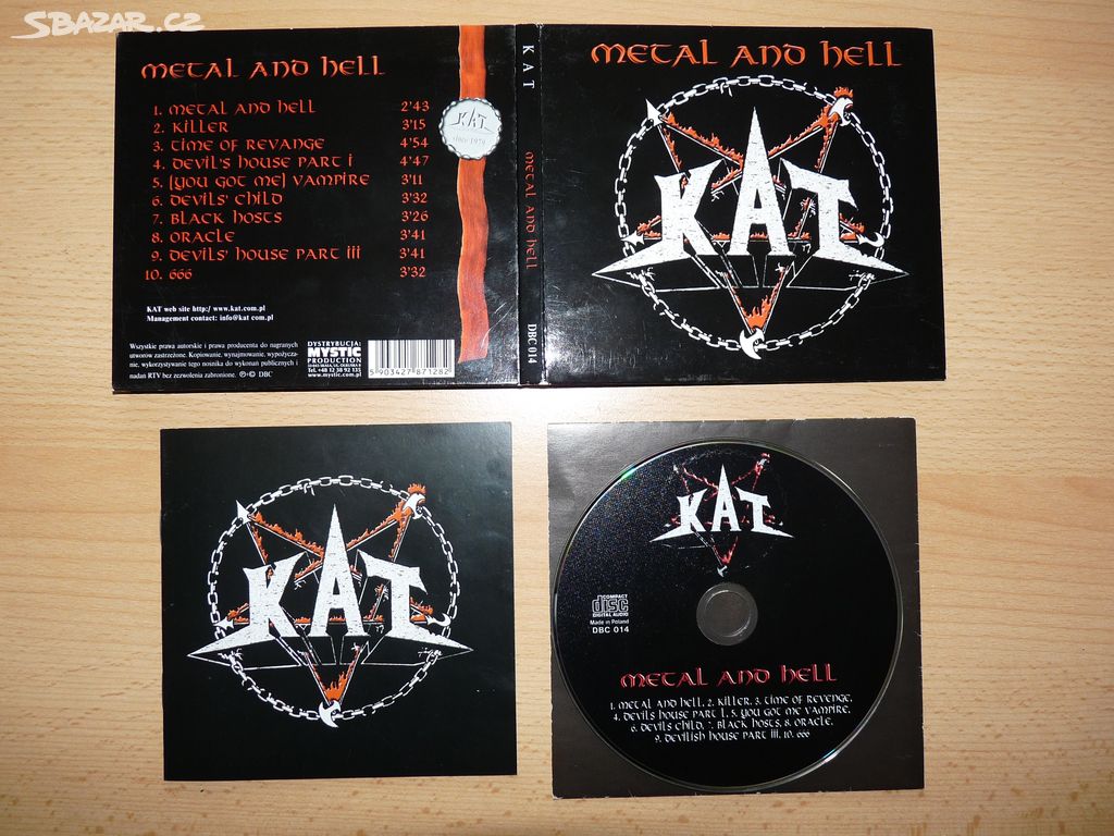 prodám CD KAT-Metal and Hell 1986/2004 DIGI RARITA