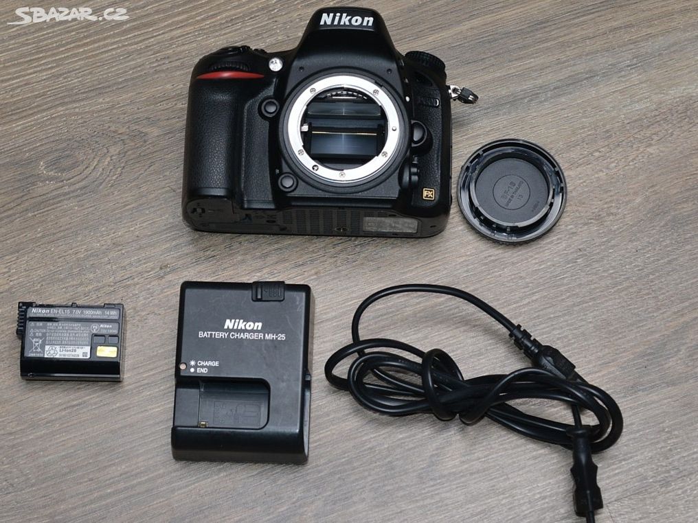 Nikon D600 *Full-frame* CMOS*Full HDV*19600 Exp.