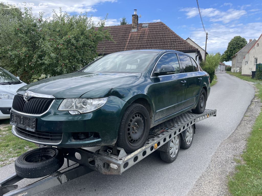 Rozprodám na díly Škoda Superb II 1.9tdi 77kw