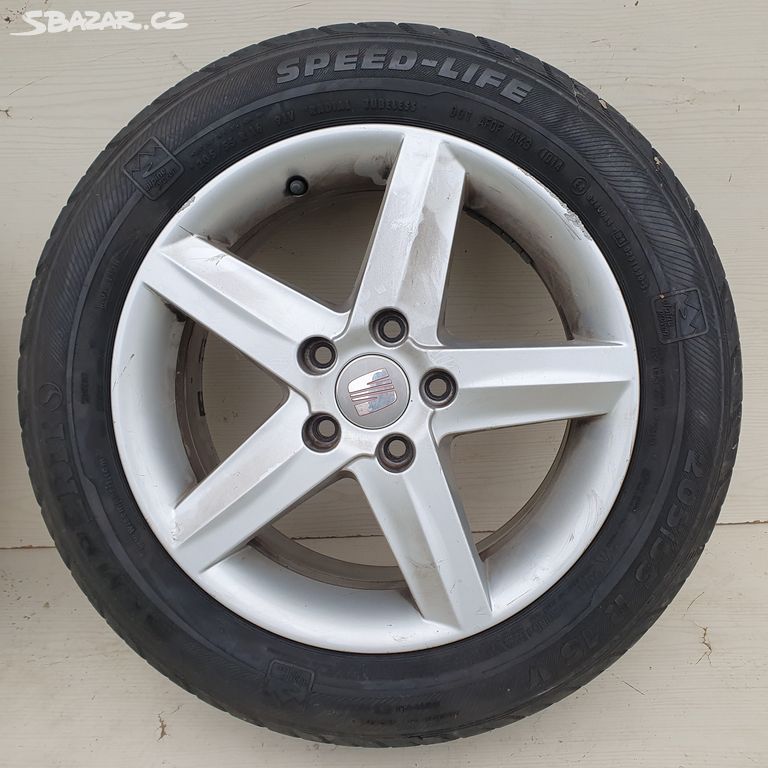 Alu kola Seat 16" 5x112 a letní Semperit 205/55R16