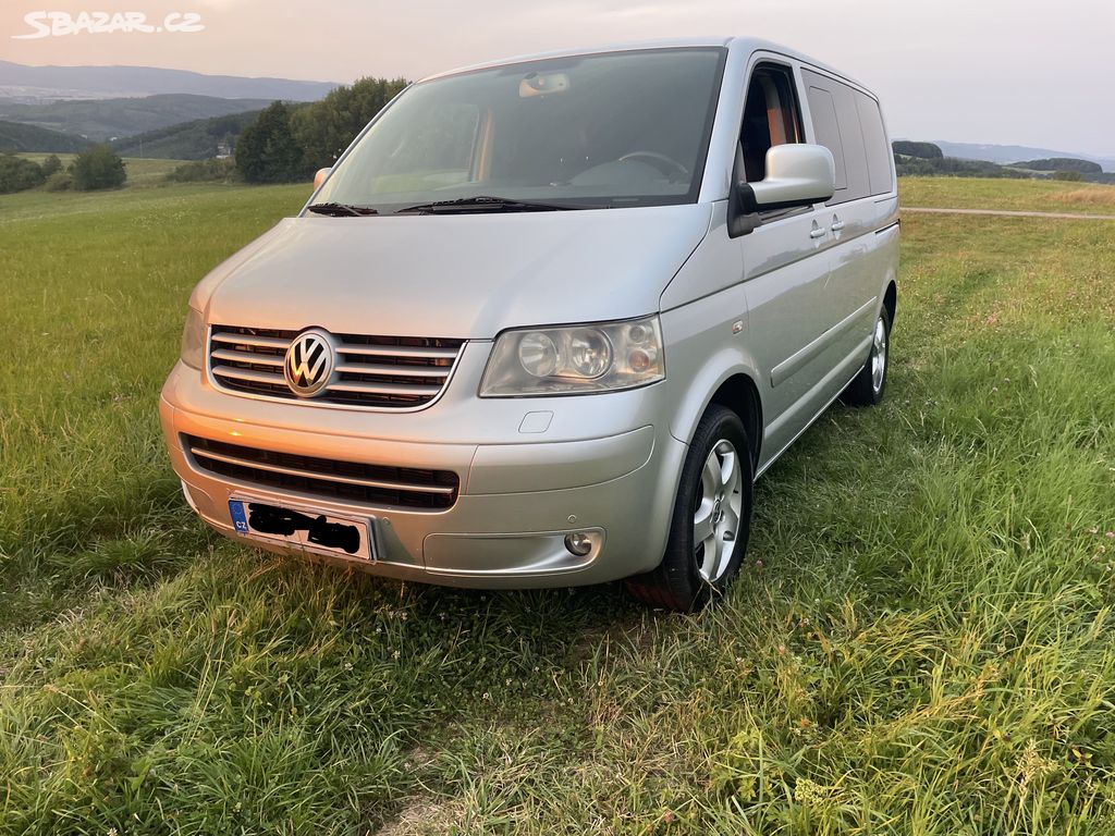 VW Multivan, Highline, 128 kW, 2,5 TDi, 2008