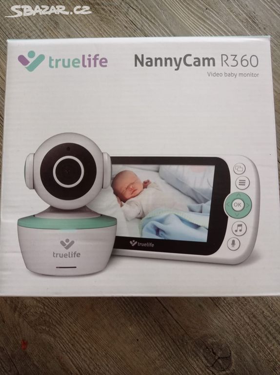 Chůvička TrueLife NannyCam R360, dálkové ovládání