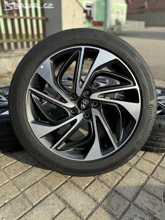 ORIGINÁL Alu Hyundai, KIA R19, 5x114.3 - TOP STAV