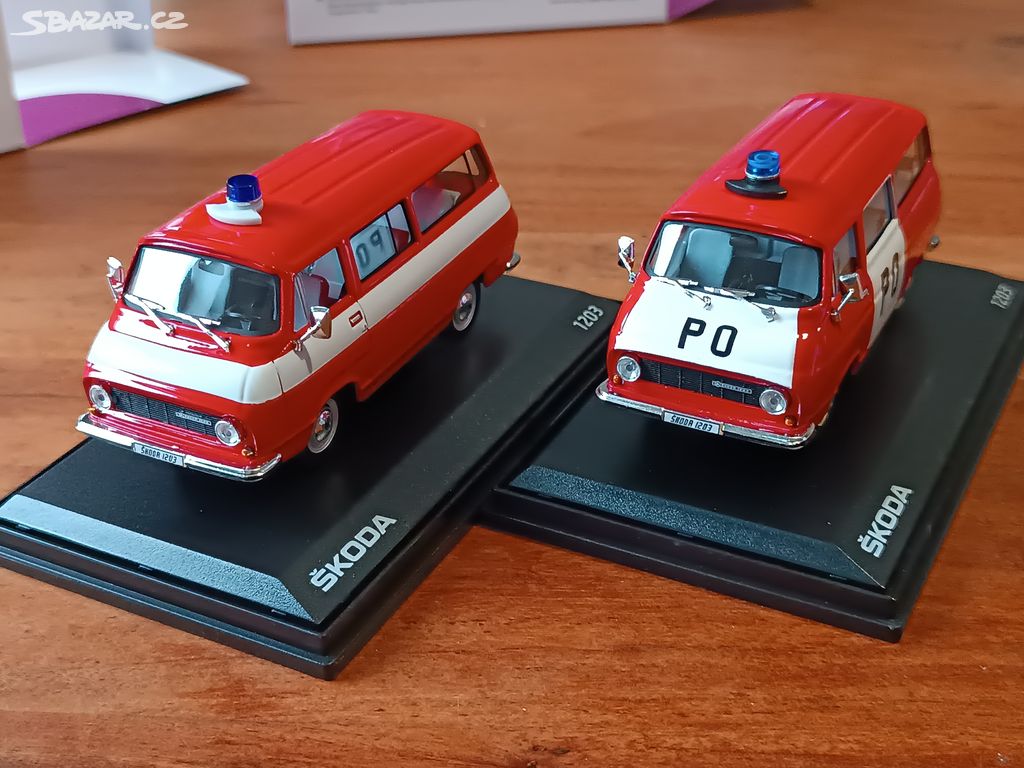 Abrex 1:43 Škoda 1203 Požární ochrana