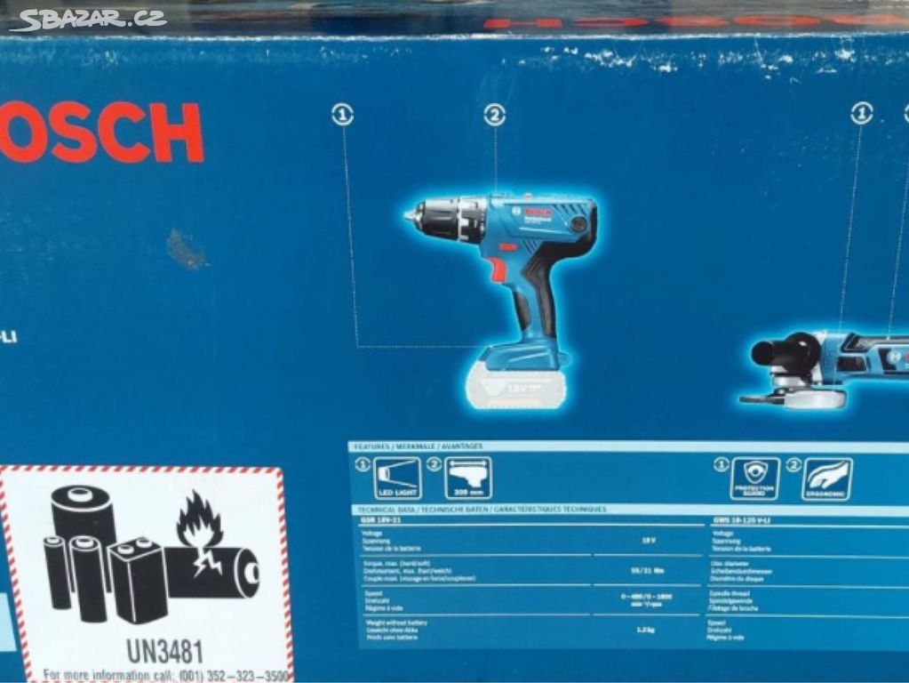 Bosch aku set novy profi