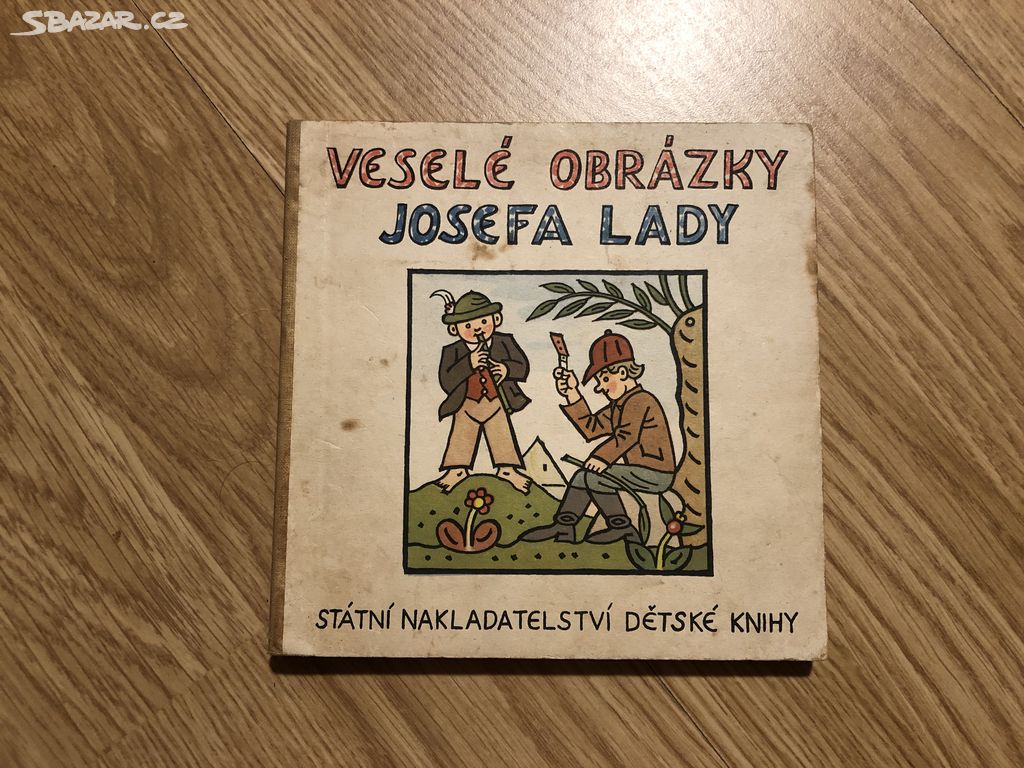 Starožitnost leporelo - JOSEF LADA Veselé obrázky