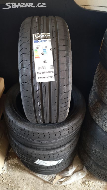 4ks nových letních pneu FULDA 235/45 R18 98Y XL