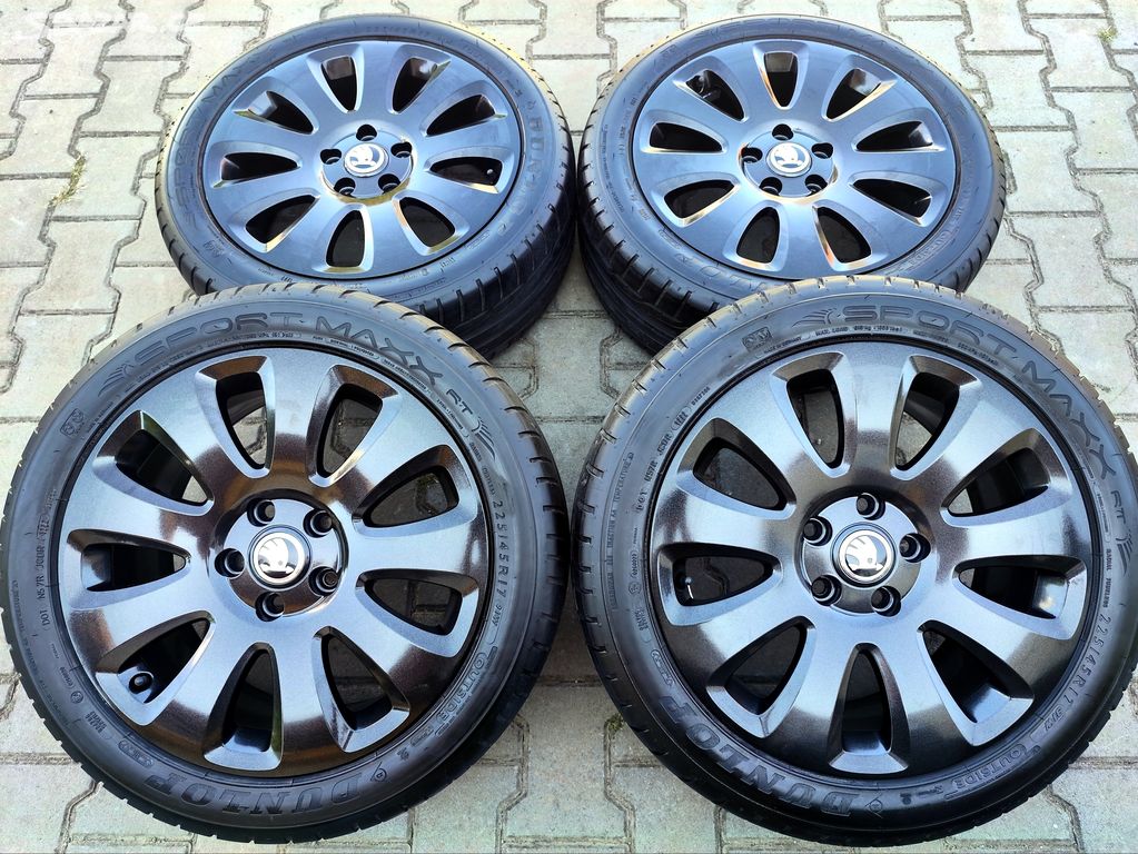 Alu kola originál Škoda Superb II 5x112 R17