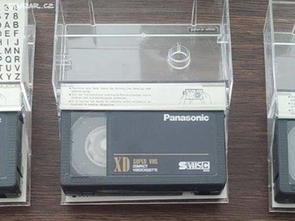 Kazety do kamery Panasonic - S VHS, 5 ks