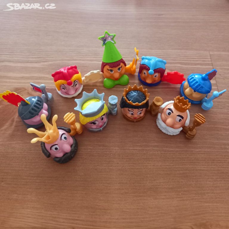 Figurky z Kinder surprise - královský dvůr