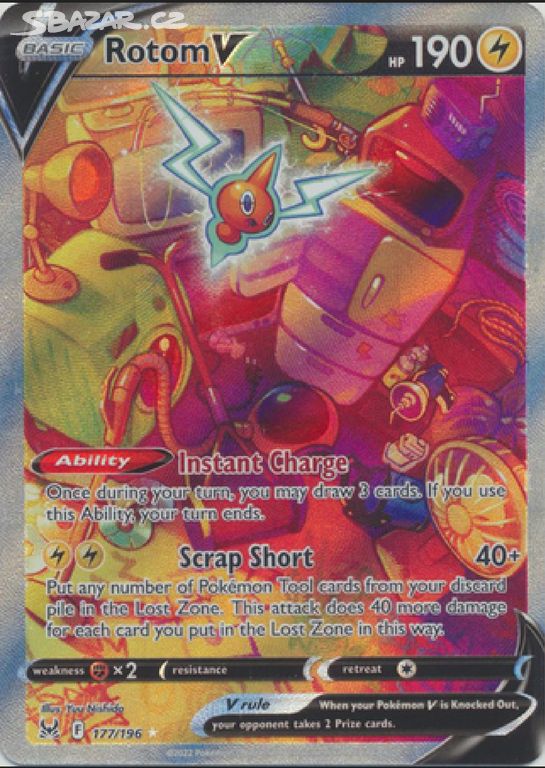 Pokemon Rotom V Lost Origin Full Art