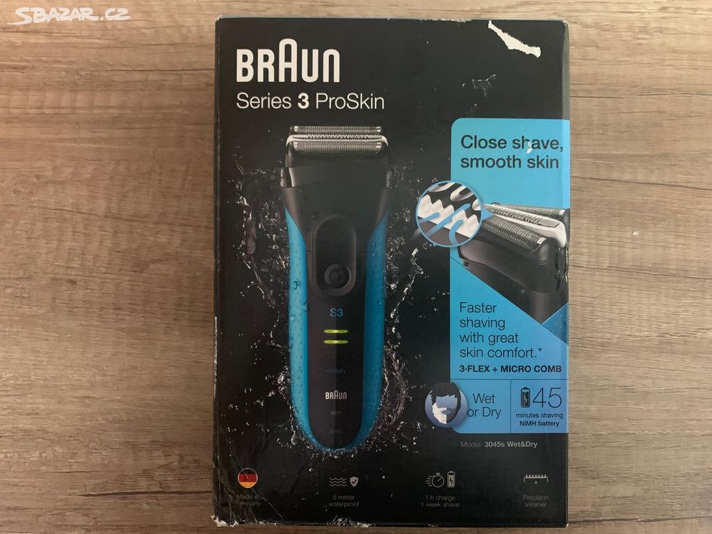 Pánský Holicí Strojek Braun Series 3 ProSkin 3045s