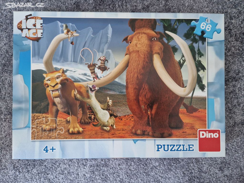 Puzzle Doba ledová kompletní a zcela v pořádku