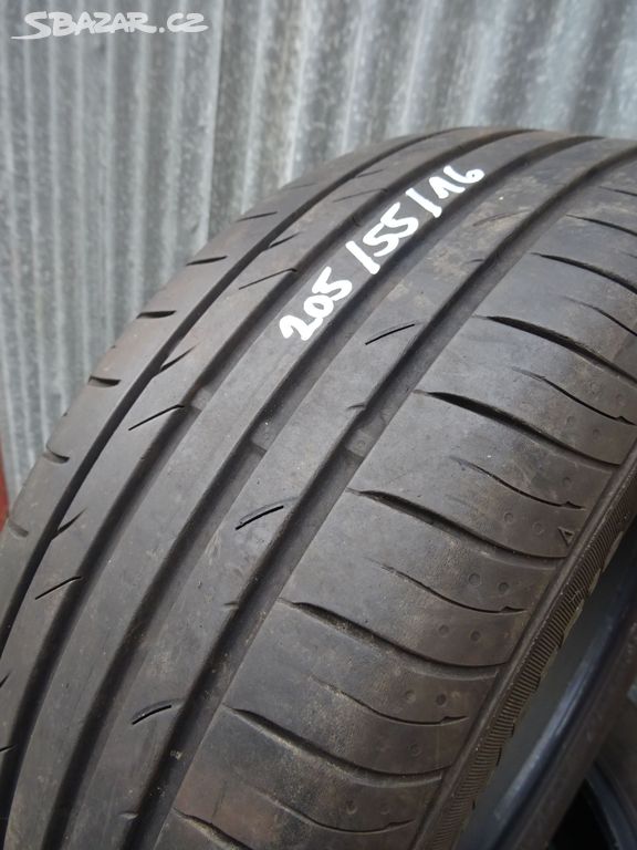 Letní pneu Nexen, 205/55/16, 4 kusy, 5,5-6 mm