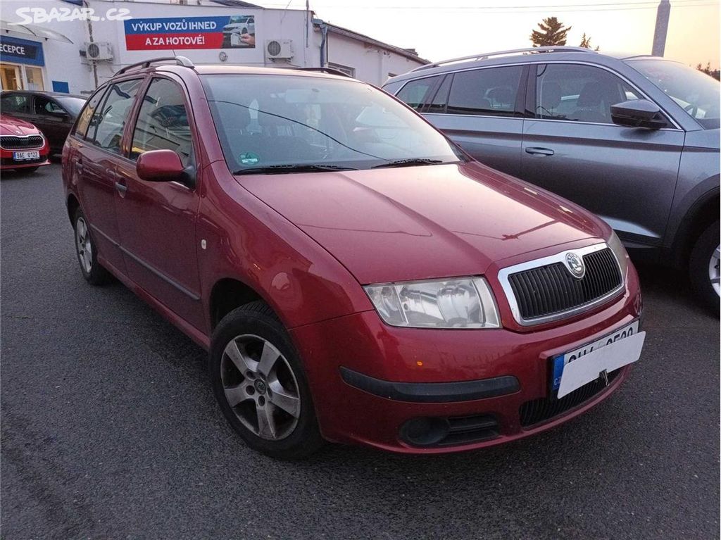 Škoda Fabia, 1.4 16V, po STK, Tažné, Klima