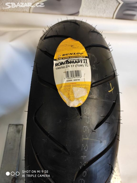 Nová moto pneu Dunlop Roadsmart II 190/50 R17