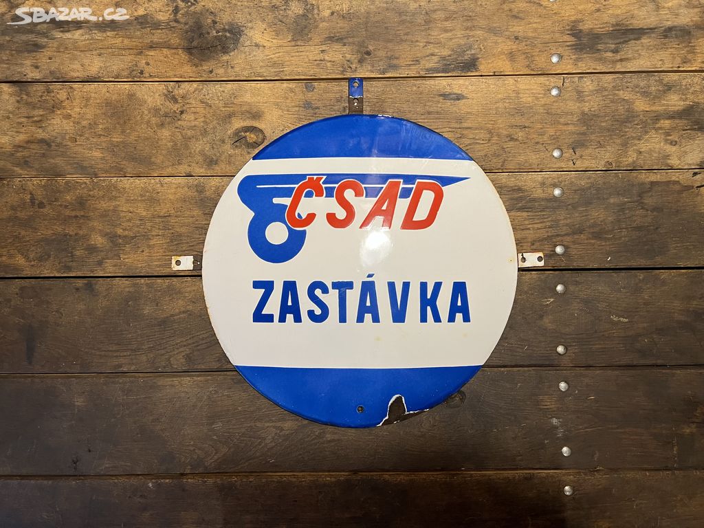 Cedule ČSAD ZASTÁVKA