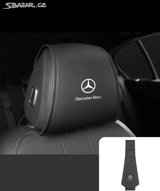 Kožený potah na opěrku hlavy Mercedes Benz