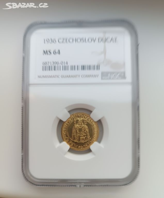 Svatováclavský dukát 1936, NGC-MS 64