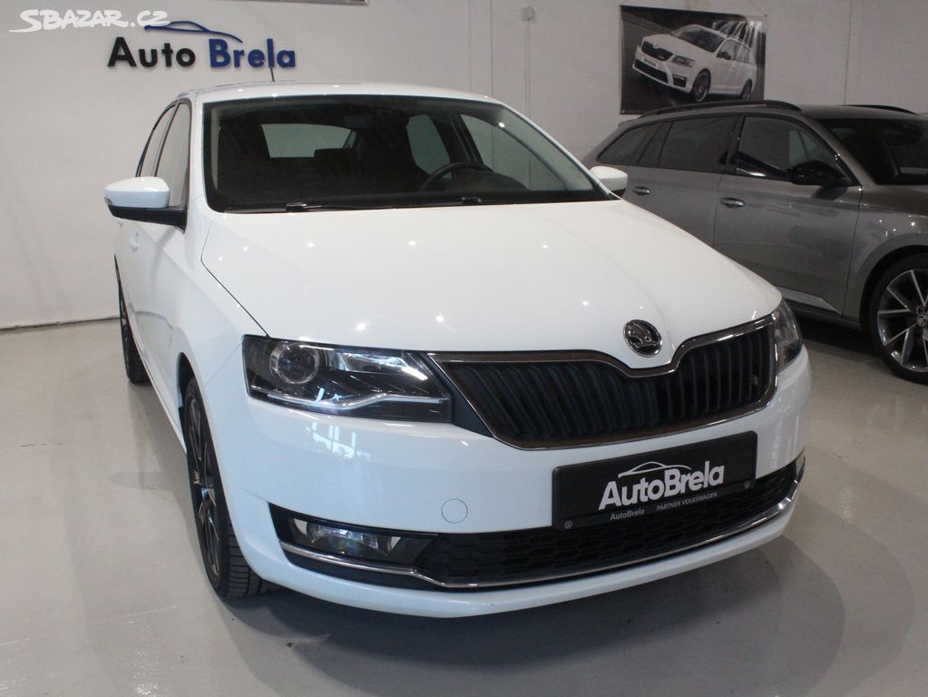 Škoda Rapid 1.0TSI 70kW DSG LED NAVI TAŽN0 ČR