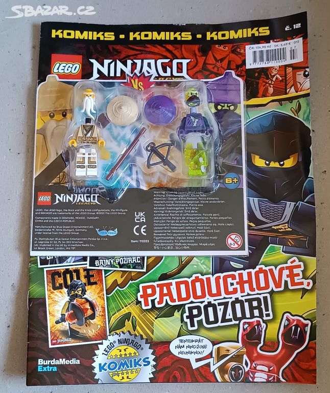 LEGO NINJAGO KOMIKS č. 12 - časopis + hračka