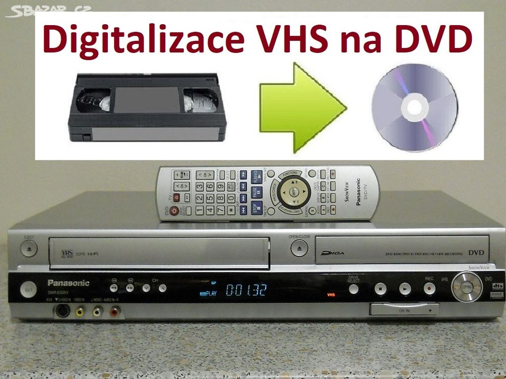 VHS-DVD rekordér Panasonic DMR-ES35