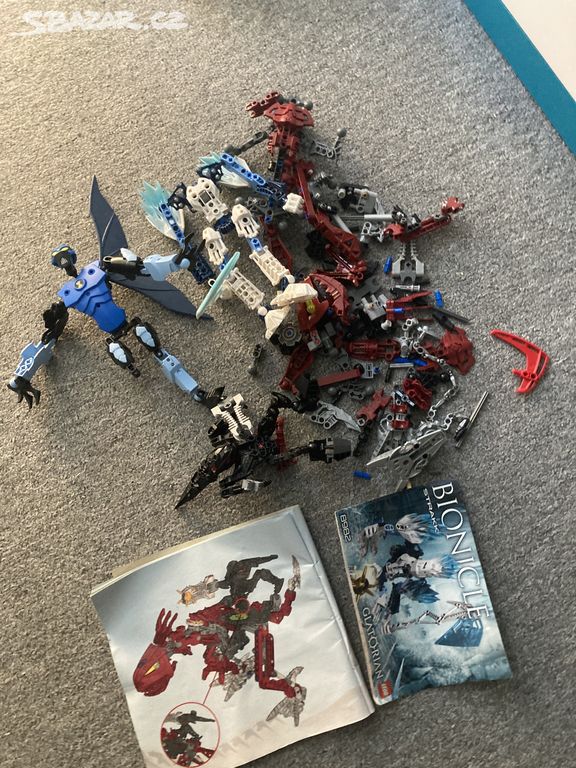 LEGO Bionicle Fero a skirmix součástky