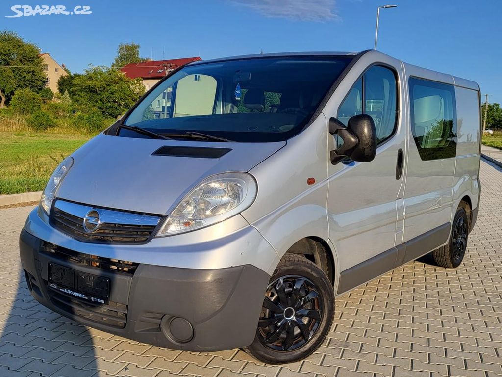 Opel Vivaro, 2.0CDTi 84kW*6-MÍST*KLIMA*T.Z.