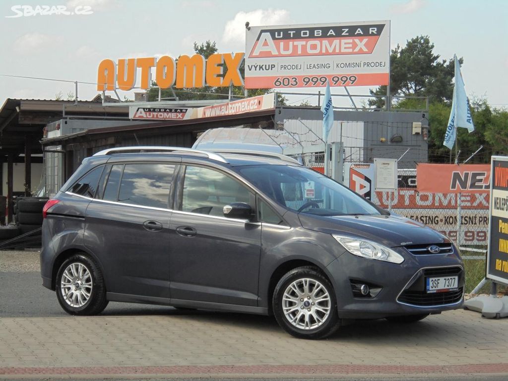 Ford Grand C-MAX, 1.0-91kw-ČR-NOVÉ ROZVODY-SUPER