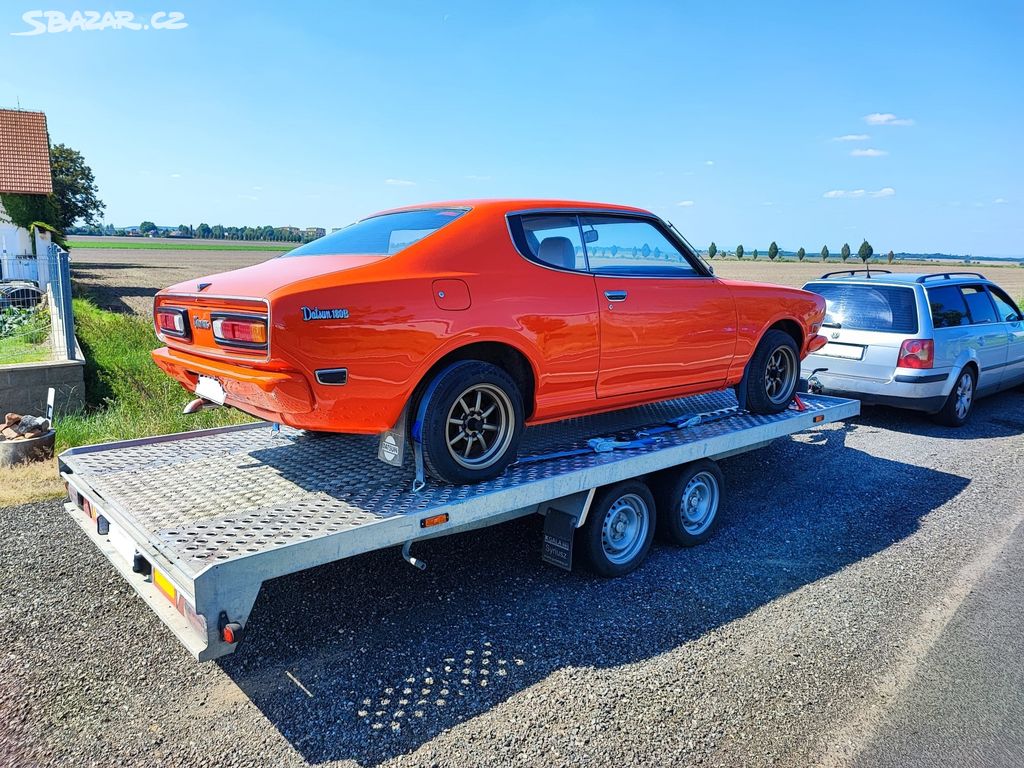 Datsun Bluebird 180 B coupé, r.v. 1973, platný Tp