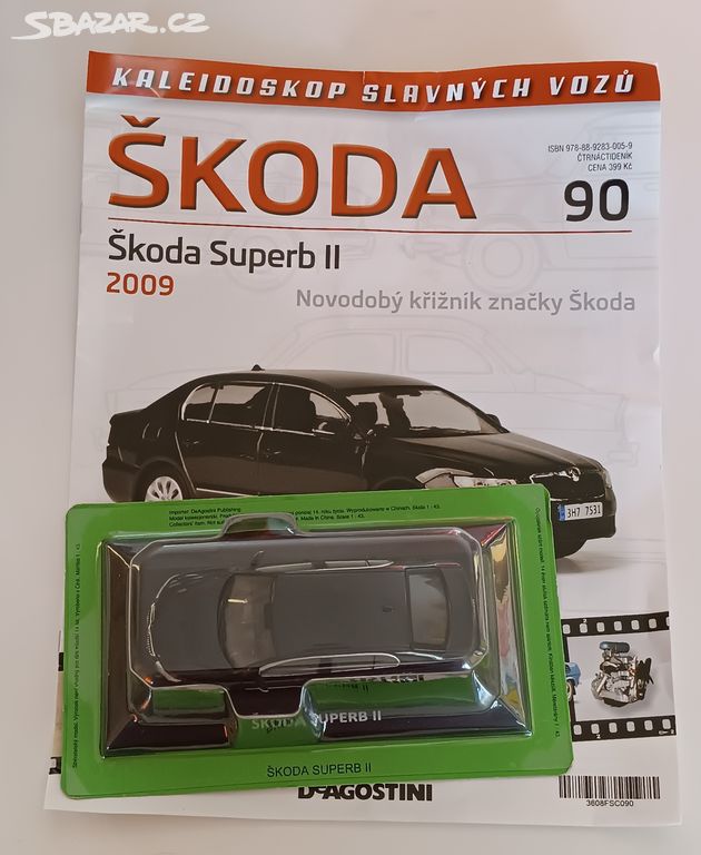 ŠKODA SUPERB II 2009 - sběratelský model