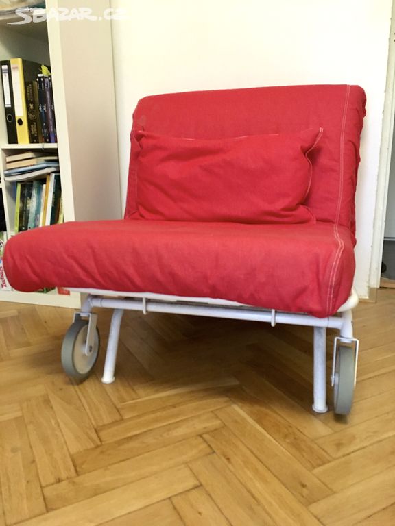 rozkládací křeslo - postel Ikea