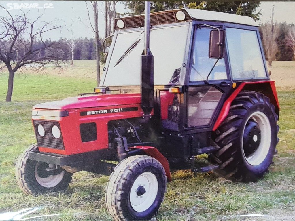 Plechová cedule ZETOR 7011