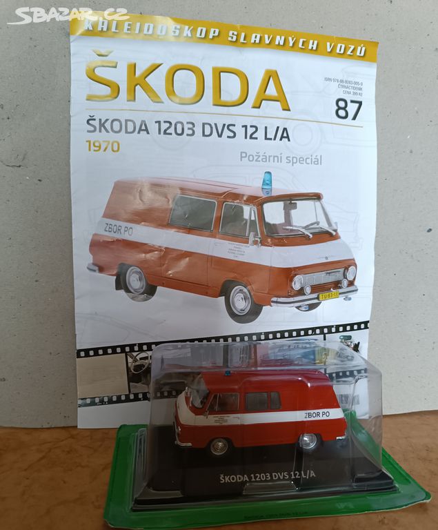 ŠKODA 1203 DVS 12 L/A 1970 - slavné vozy č. 87