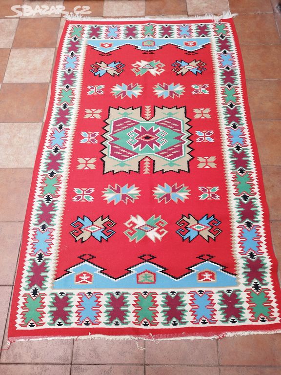Starožitný perský koberec Kelim 200 x 120 cm