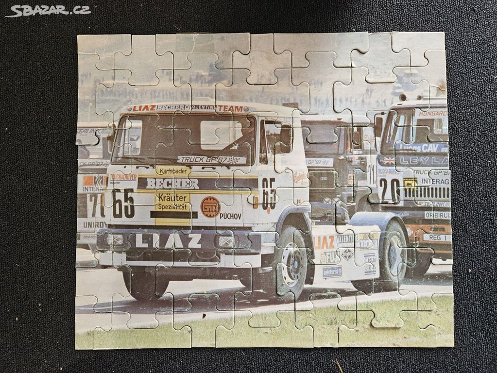 Retro puzzle GrandPrix Camion