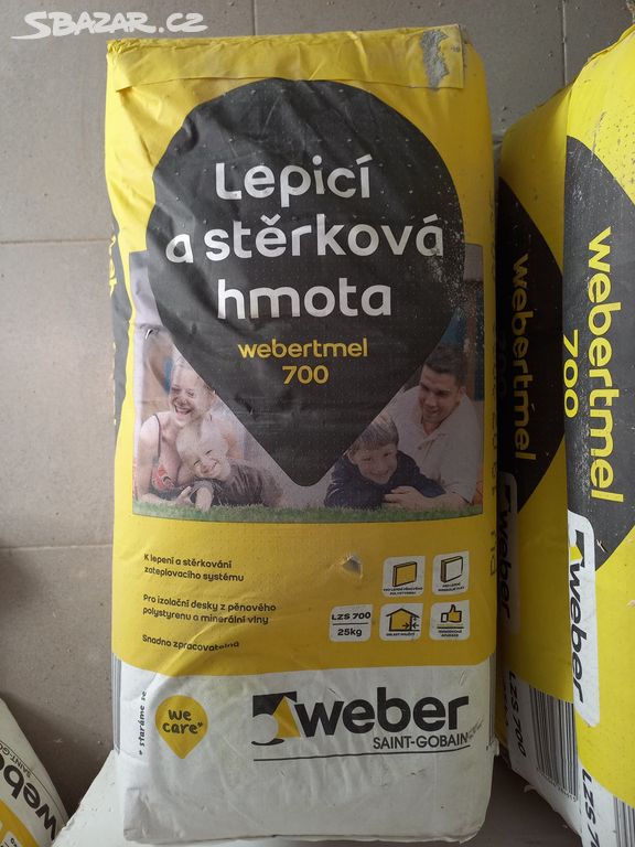 Lepicí a stěrková hmota webertmel