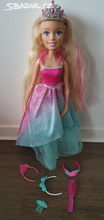 Mattel Barbie Vysoká princezna blond DKR09