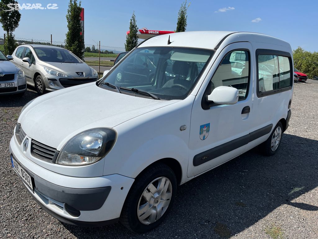 Renault Kangoo 1,2i- 55kw, naj. 125.tkm, r. 07