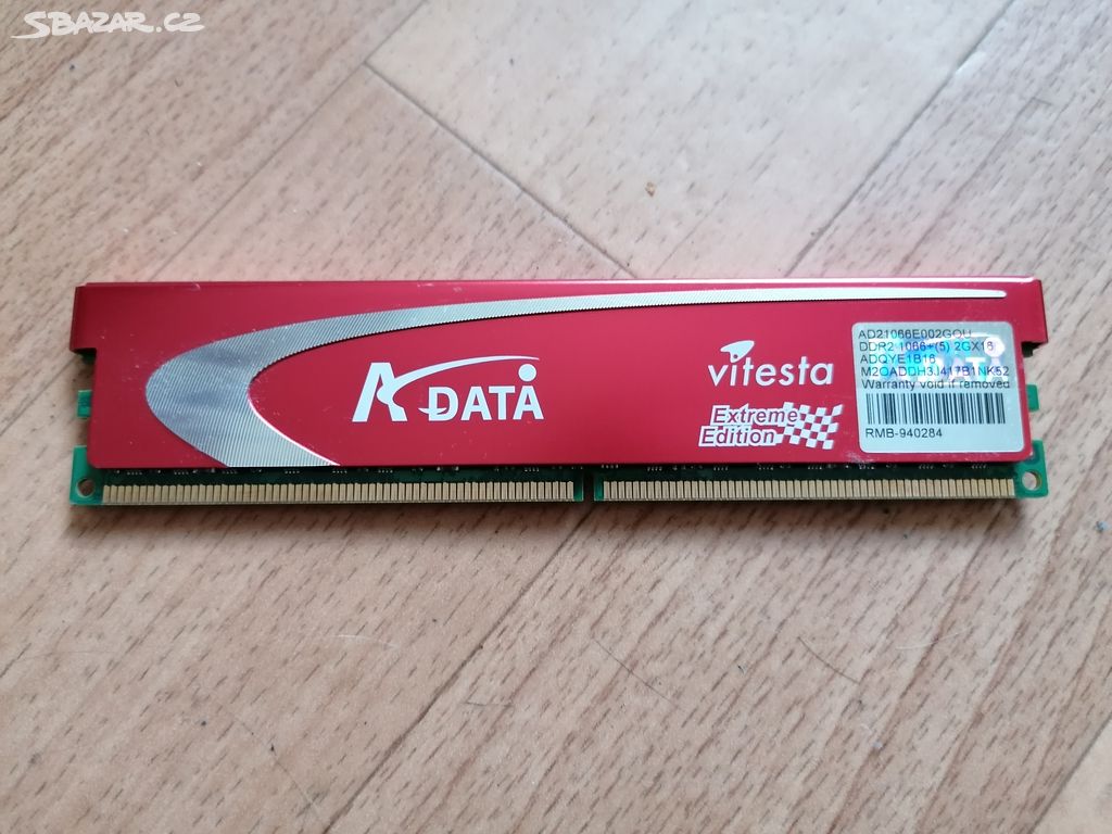 A-DATA 2GB DDR2 Extreme Edition operační paměť RAM