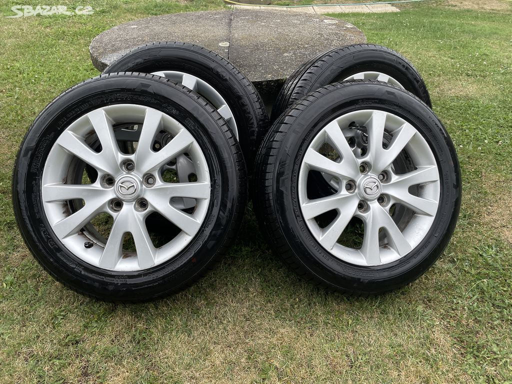 Pneu Mazda 3 205/55 R16 vč. hliníkových disků