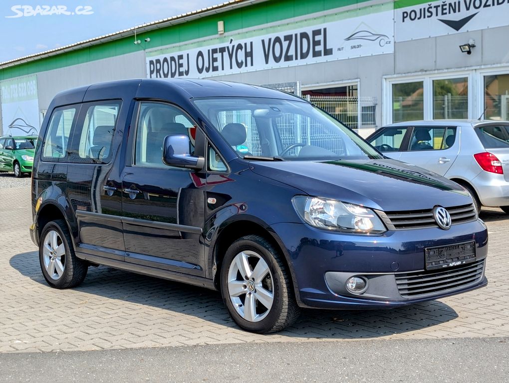 VW CADDY 1,6TDi 75kW RONCALLI 2012 TAŽNÉ 221 055KM