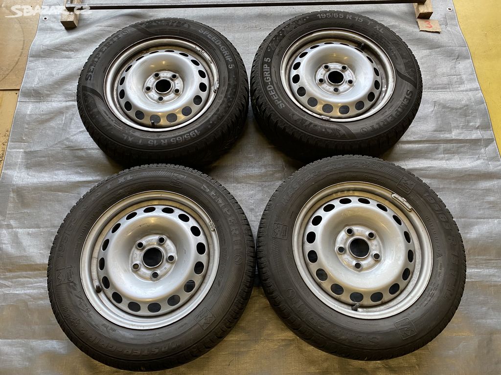 15 kola na Škoda, VW 5x112 mm, 4ks