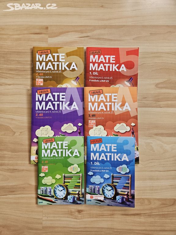 Hravá matematika - učebnice 3., 4. a 5. třída