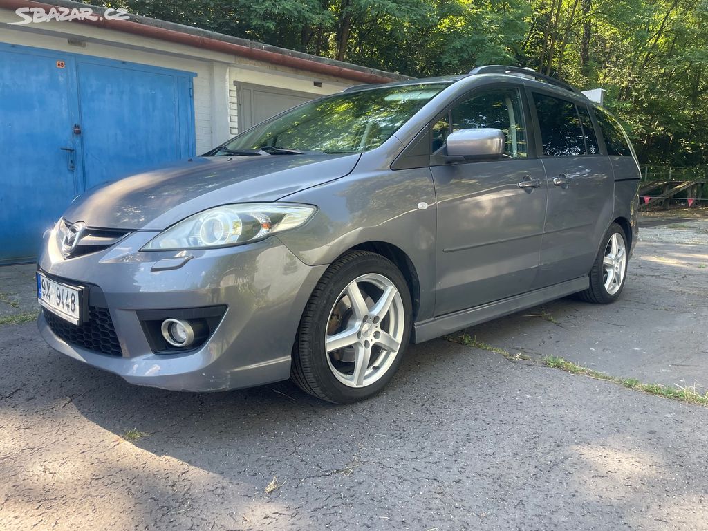 Mazda 5 - 2,0 diesel 105kw, 7 míst, nová STK