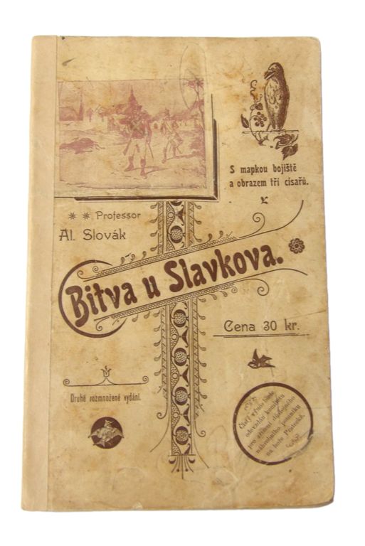 Bitva u Slavkova - 1898 - věnování autora