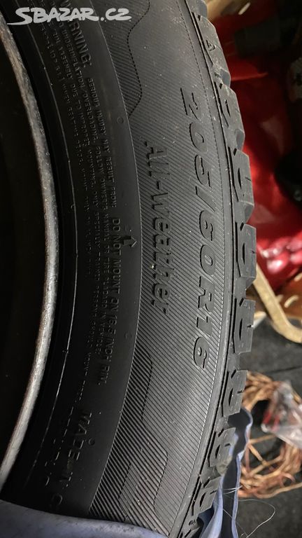 4 ks nové celoroční pneu 205/60 R16 96H